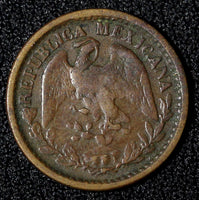 Mexico ESTADOS UNIDOS MEXICANOS Copper 1900 M 1 Centavo Narrow Date KM# 394.1(3)