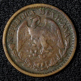 Mexico ESTADOS UNIDOS MEXICANOS Copper 1900 M 1 Centavo Narrow Date KM# 394.1(3)