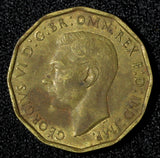 Great Britain George VI Nickel-Brass 1942 3 Pence WWII Issue KM# 849 (28 625)