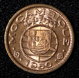 Mozambique Bronze 1960 10 Centavo UNC KM# 83 (27 668)