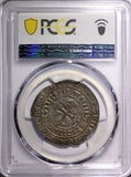 Belgium Flanders Louis II (1346-84) Silver Double 2 Gros PCGS XF40 Roberts-8155