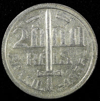 Brazil Silver 1935 2000 Reis Duke of Caxias 1 YEAR TYPE KM# 535 (25 198)