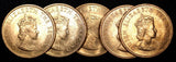 Jersey Elizabeth II Bronze 1966 1/12 Shilling KM# 26 RANDOM PICK (1 Coin)