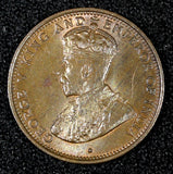 Ceylon George V Copper 1926 1/2 Cent UNC  KM# 106 (27 976)