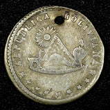 BOLIVIA Potosi Silver Medal 1851 October 28th 6th CONSTITUTION BOLIVIAN (28 155)