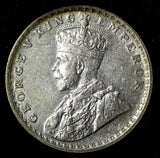India-British George V Silver 1914 (C) Rupee Calcutta Mint KM# 524 (28 165)