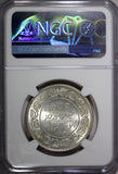 India-Princely States KUTCH George V Silver 1930 VS1987 5 Kori NGC MS63 Y#53a(4)
