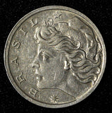 Brazil Copper-Nickel 1967 10 Centavos 1 Year Type XF KM# 578.1 (27 613)