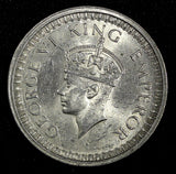 India-British George VI Silver 1942 (B) Rupee Mint Luster KM# 556  (27 314)