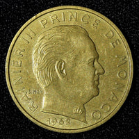MONACO Rainier III 1962 20 Centimes PARIS Mint KM# 143 (28 081)