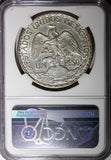 Mexico Silver 1913 Peso Caballito Type 39mm  NGC UNC DETAILS KM# 453 (33)