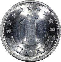 YUGOSLAVIA Aluminum 1953 1 Dinar GEM BU KM# 30 RANDOM PICK (1 COIN ) (24 368)