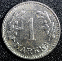 FINLAND Iron 1952 H 1 Markka BETTER DATE aUNC/UNC KM# 30b (23 762)