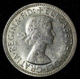 Australia Silver 1954 Florin Royal Visit of Elizabeth II Melt:$15.00 KM# 55 (35)
