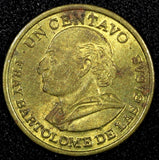 Guatemala Bartolome de las Casas Brass 1974 1 Centavo KM# 275.1  (24 469)