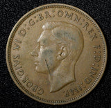 Great Britain George VI Bronze 1938 1 Penny KM# 845 (28 415)
