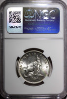 Australia Silver 1954 Florin Royal Visit of Elizabeth II NGC AU58 KM# 55 (014)