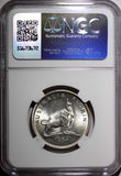 Australia Silver 1954 Florin Royal Visit of Elizabeth II NGC AU58 KM# 55 (014)