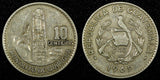 GUATEMALA Copper-Nickel 1969 10 Centavos  KM# 267 (24 638)