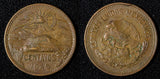 Mexico ESTADOS UNIDOS MEXICANOS Bronze 1946 Mo 20 Centavos  KM# 439 (27 588)