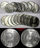MOLDOVA 2022 2 Lei 23.7 mm KM# 154 GEM BU  RANDOM PICK (1 Coin)