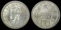 India-British George VI Silver 1942 (B) Rupee Mint Luster KM# 556  (27 321)