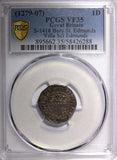 ENGLAND Edward I Silver (1279-1307) 1 Penny Bury St Edmunds PCGS VF35 S-1418 (8)