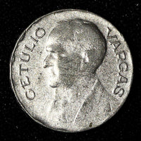 BRAZIL Dr. Getulio Vargas Copper-Nickel 1938 100 Reis 1st Year  KM# 544 ( 602)