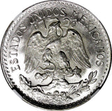 Mexico ESTADOS UNIDOS Silver 1944 M 50 Centavos NGC MS66 GEM BU KM# 447 (039)