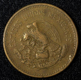 Mexico ESTADOS UNIDOS MEXICANOS Bronze 1951 Mo 20 Centavos SCARCE DATE KM#439(4)