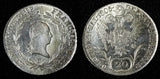Austria Franz II Silver 1805 B 20 Kreuzer Kremnica UNC KM# 2140 (30 168)