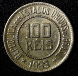 BRAZIL Copper-Nickel 1933 100 Reis Rio de Janeiro Mint KM# 518 (27 784)
