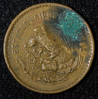 Mexico ESTADOS UNIDOS MEXICANOS Bronze 1944 5 Centavos WWII ISSUE KM# 424 (930)