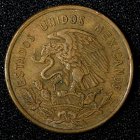 Mexico Brass 1959 10 Centavos Benito Juárez KM# 433 (27 854)