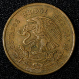 Mexico Brass 1959 10 Centavos Benito Juárez KM# 433 (27 854)