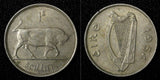 Ireland Republic Copper-Nickel 1954 Shilling Bull, KM# 14a (28 372)