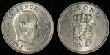 DENMARK Frederik IX 1965 CS 1 Krone UNC KM# 851.1 (28 113)