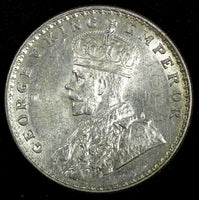 India-British George V Silver 1919 (C) Rupee Calcutta Mint KM# 524 (27 318)