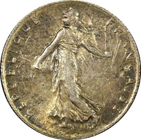 FRANCE Silver 1919 50 Centimes XF/aUNC KM# 854 RANDOM PICK (1 Coin)  (24 703)