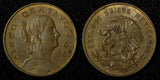 MEXICO Bronze 1966 Mo 5 Centavos Large type KM# 426 (27 437)