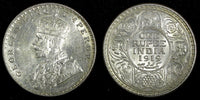 India-British George V Silver 1919 (C) Rupee Calcutta Mint KM# 524 (27 318)
