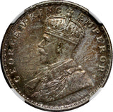India-British George V Silver 1919 (B) 1 Rupee NGC MS63 MINT LUSTER KM# 524 (31)