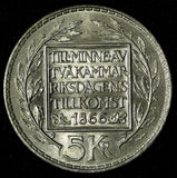 SWEDEN Silver 1966 U 5 Kronor Constitution Reform 1 YEAR 18 g. UNC KM# 839 (770)