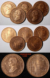 Jordan Hussein bin Talal  AH1416 (1996) 1 Qirsh UNC KM# 56 RANDOM PICK 1 Coin(7)