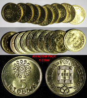 Portugal 1998 5 Escudos Lisbon Mint GEM BU KM# 632 RANDOM PICK (1 Coin) (27 915)