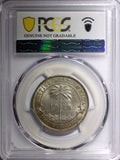 British West Africa George V Silver 1918 H 2 Shillings PCGS UNC DETAIL KM# 13(9)