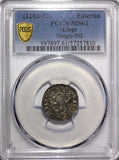 BELGIAN LIEGE John of Flanders (1282-92) Esterlin AR PCGS MS61 TOP GRADED D-502
