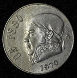 MEXICO 1970 Mo  Peso José Maria Teclo Morelos UNC KM# 460 (30 107)