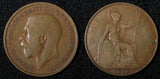 Great Britain George V 1918 KN 1 Penny Kings Norton Mint KM#810 (942)