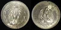 Mexico ESTADOS UNIDOS MEXICANOS Silver 1944 1 Peso aUNC KM# 455 (27 414)